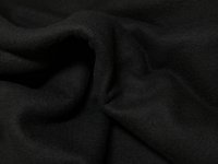 Tissu polaire uni noir
