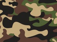 Tissu coton imprimé camouflage hypoallergénique 150 cm de large